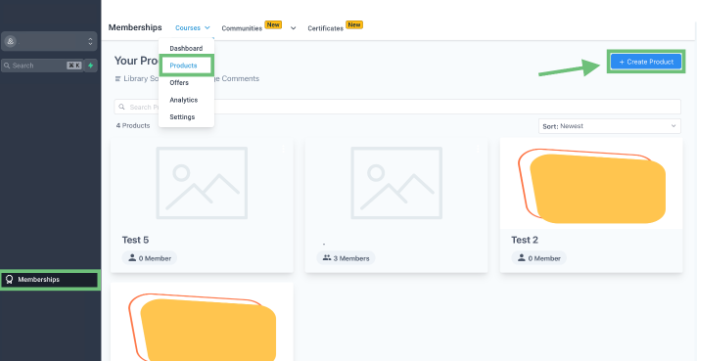Membership Tab | Zapiy