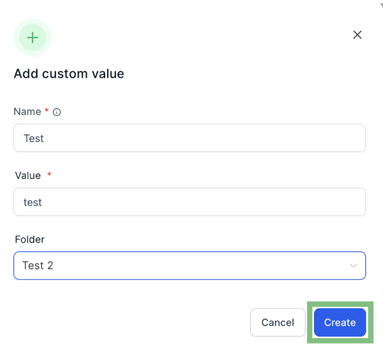 Create Custom Value | Zapiy Create Custom Value | Zapiy